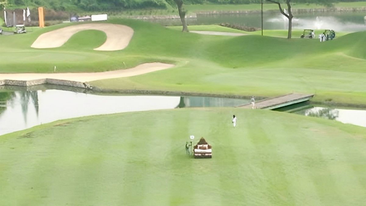 Pertama Kali di Dunia! Ada Kasur Seharga Rp50 Juta di Tengah Turnamen Golf