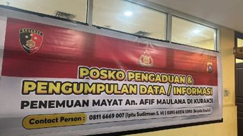 La police de Sumatra occidental ouvre un poste de plainte sur le décès d’Aafif Maulana