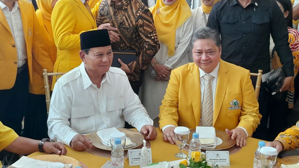 Invited To Golkar Anniversary, Prabowo: I Feel Very Strong Support