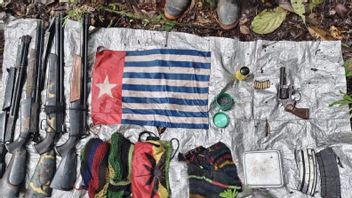 Satgas Koops Habema Sita 5 Senpi du quartier général de KKB à Nduga