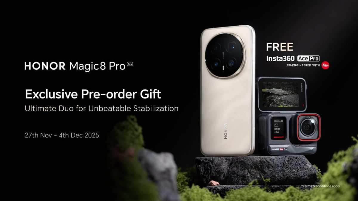 HONOR Magic8 Proは11月27日にグローバルに展開する準備ができており、マレーシアはプライマリ市場になります