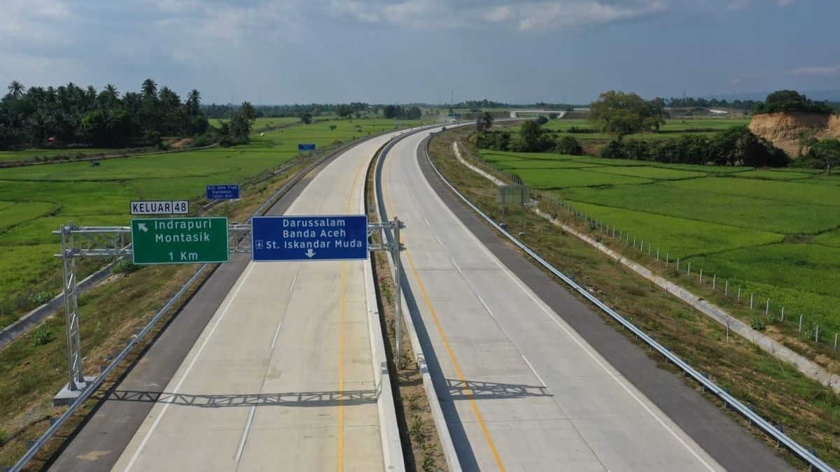 Pursuit For Economic Equity, 3 Sections Of The Sigli-Banda Aceh Toll Road Speeded This Year
