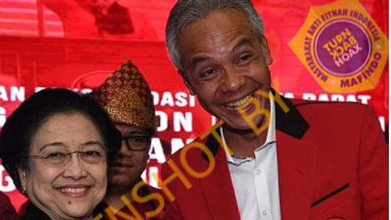 Horrifiée, Megawati S’est Assurée Que Ganjar Pranowo Recommande D’aller De L’avant Lors De L’élection Présidentielle De 2024, Vérifions Les Faits! 