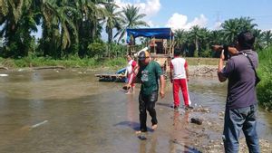 Warga Rao Diciduk Polres Pasaman Saat Operasikan Tambang Emas Ilegal di Sungai Sibinail