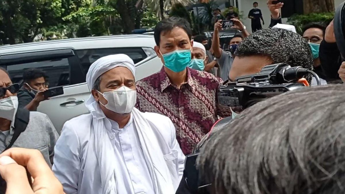 Coming To The Metro Jaya Police Headquarters, Rizieq: I Am Healthy, Present To Attend The Examination According To The Law