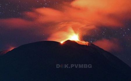 Kembali Erupsi, Senin Pagi Gunung Lewotolok Masuk Level Waspada