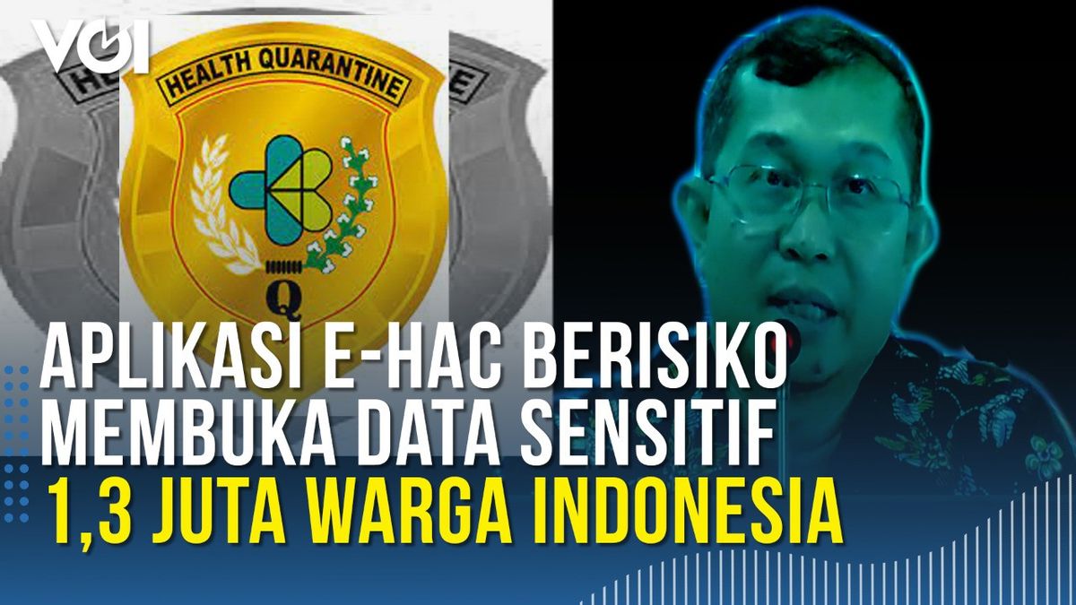 VIDEO: There Is An Allegation Of E-HAC Data Leak, This Is The Ministry Of Health's Answer