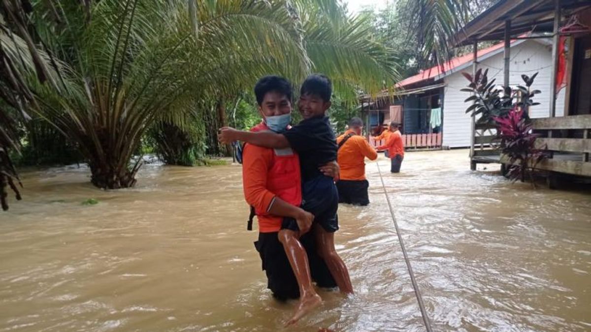 Good News From Penajam Paser Utara, Floods In The Prospective National Capital That Happened Last Night Have Started To Recede