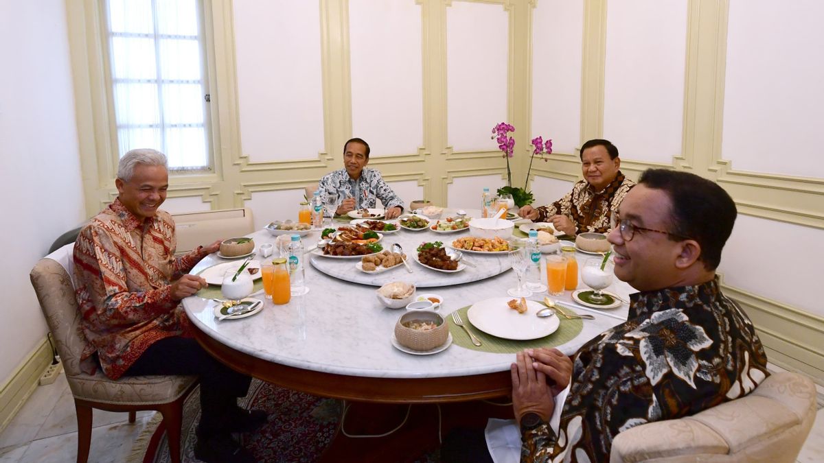 Netrality Becomes A Discussion During Jokowi's Lunch With 3 Presidential Candidates, Ganjar: If There Is No Neutrality, It Will Be Heavy Next To You