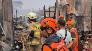 Rumah Kontrakan di Lenteng Agung Terbakar, Satu Orang Meninggal