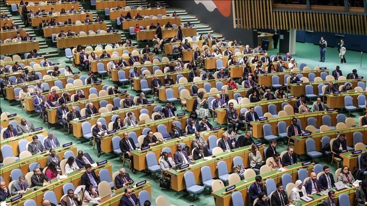 ガザ地区停戦決議が国連総会で承認された