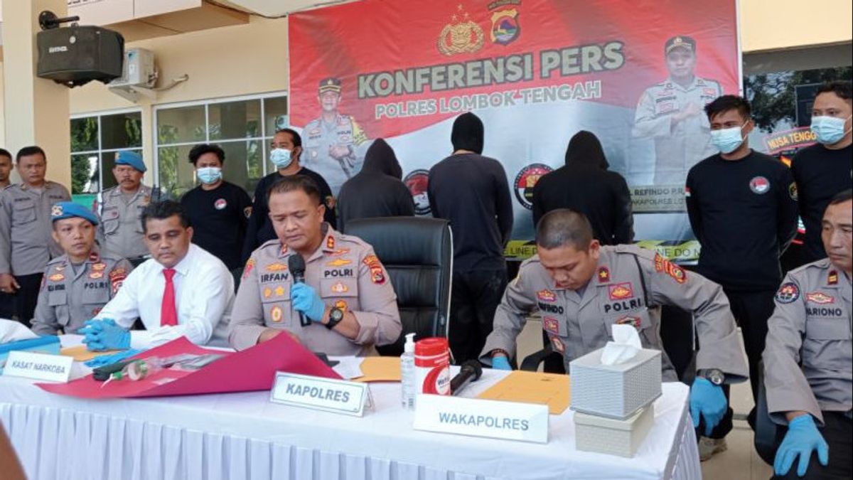 A Member Of The DPRD In Central Lombok Was Arrested By The Police During A Drug Party With 2 His Colleagues