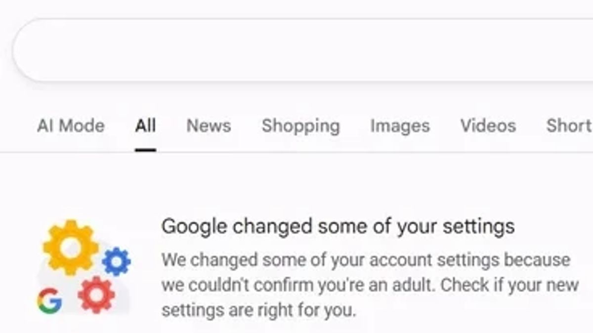 Google a imposé une restriction d'âge sur la recherche après YouTube