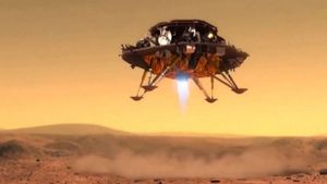 Zhurong Sang Robot Penjelajah Lakukan Perjalanan Perdananya di Mars