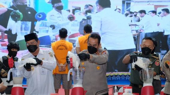 Polda Kalsel Ungkap Penyelundupan 35 Kg Sabu dari Segitiga Emas