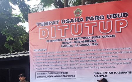 'Kampung Rusia' PARQ Ubud Bali Dijaga Ketat Satpol PP Gianyar Usai Ditutup