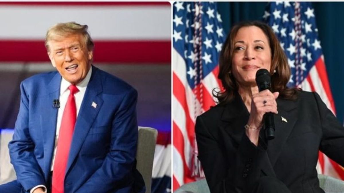 US : Trump évoque Kamala Harris dans sept États clés