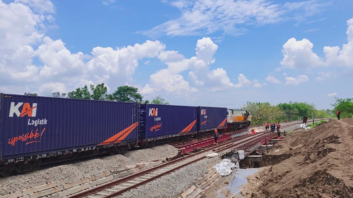 Jalur Kereta Api Antara Stasiun Gubug-Stasiun Karangjati Kembali Dibuka