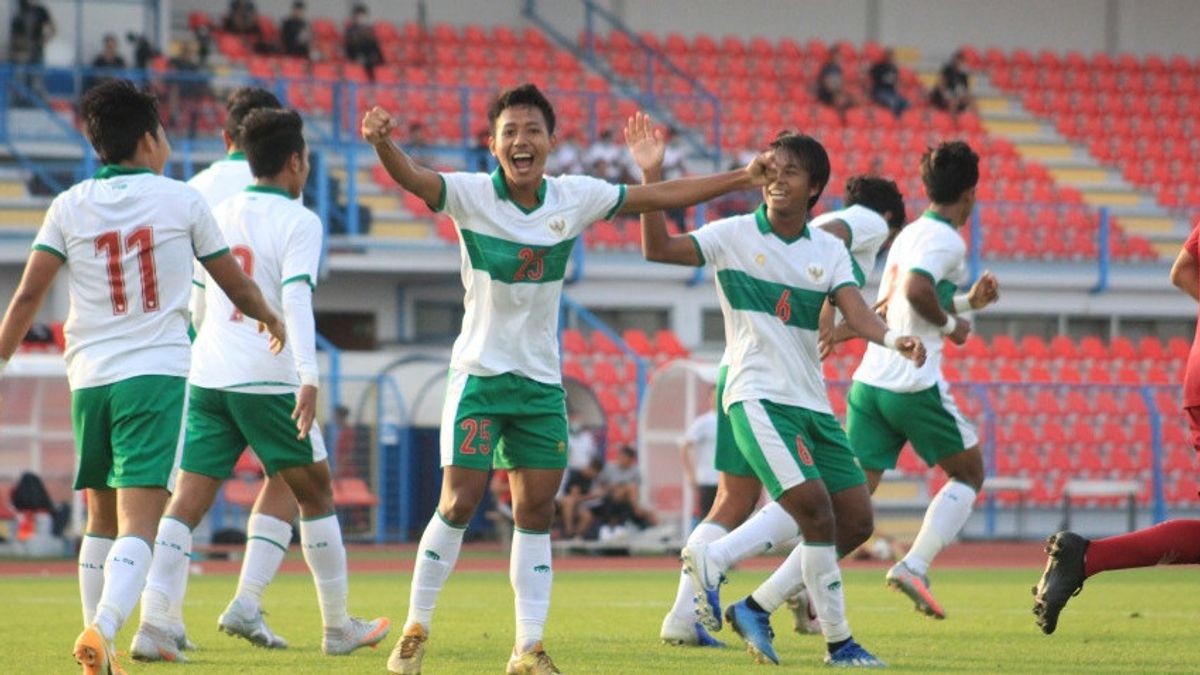 Masih Sering Meleng saat Menjaga Lawan, Garuda Muda Raih Kemenangan Perdana di Uji coba