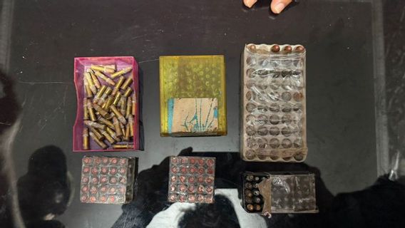 شرطة رياو تصادر 283 رصاصة من مختلف العيارات من مدينة سابو