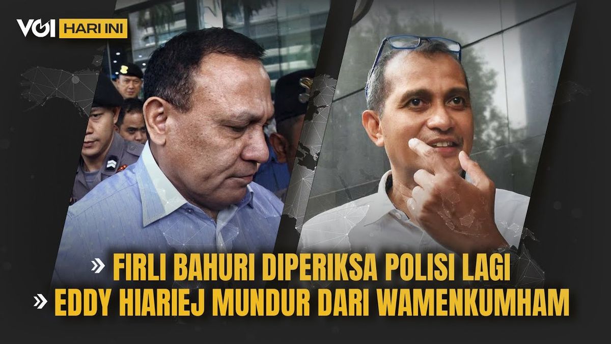 VIDEO VOI Hari Ini: Firli Bahuri Diperiksa Polisi Lagi, Wamenkumham Eddy Hiariej Ajukan Penggunduran Diri