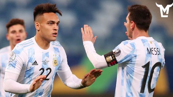 Lautaro Martinez Est Prêt à S’associer à Lionel Messi Dans Le Match Paraguay - Argentine