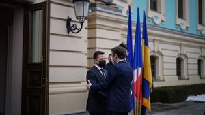 Presiden Macron Sebut Vladimir Putin dan Volodymyr Zelenskiy Berkomitmen pada Prinsip Perjanjian Damai 2014