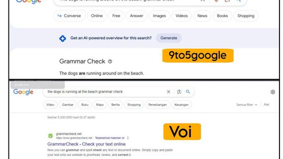 Google Search Kini Bisa Cek Kesalahan Grammar dengan Dukungan AI