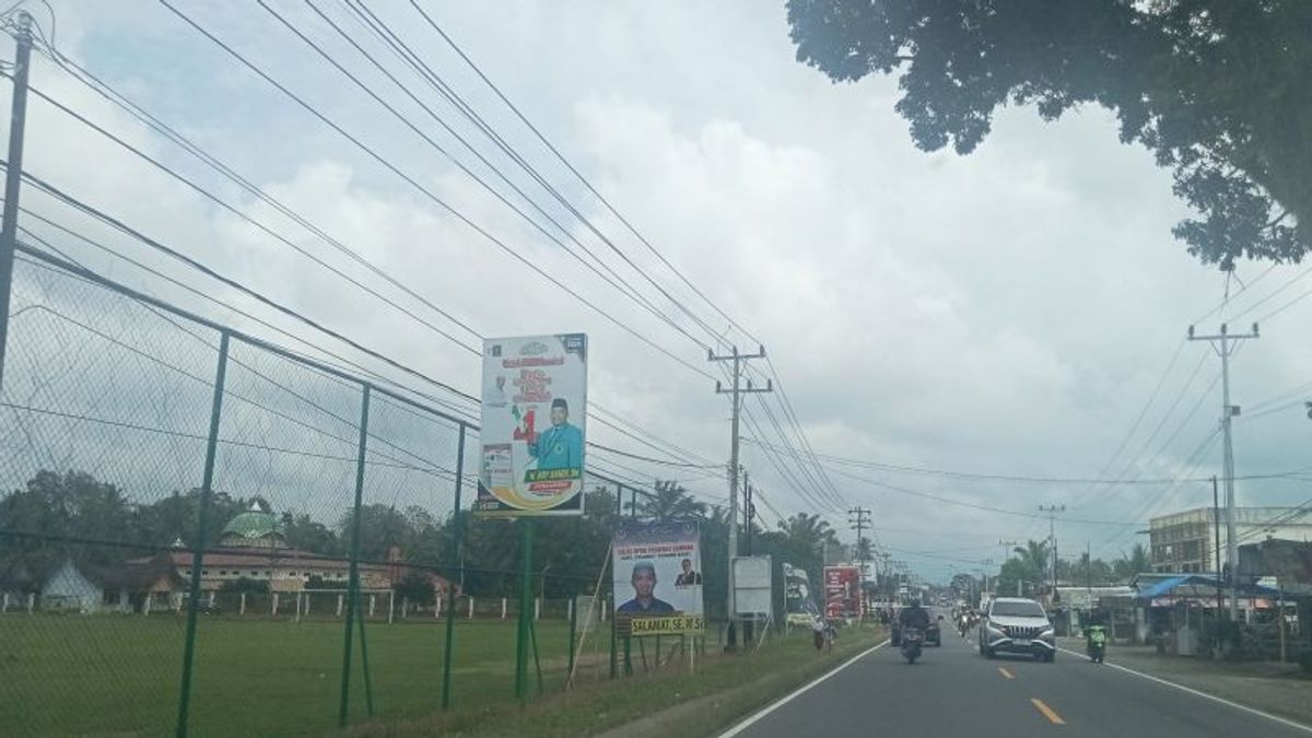 Ahead Of The 2024 Electionaga Control Meeting, There Are Campaign Billboards In West Pasaman Closed