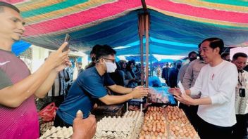 جوكوي يشتري 2 كجم من الفلفل الحار والتيمبي في سوق باتوفات تيمور آتشيه ، وقد عرض سالاك 5000 روبية للكيلوغرام الواحد