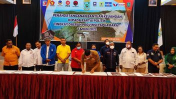 Political Party Assistance Funds In West Papua Increase By Over IDR 1 Billion, The Largest Disbursement Received By Golkar, NasDem And PDIP