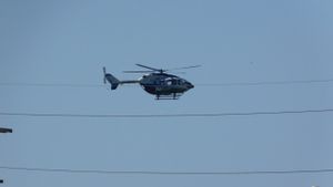Helikopter Latih Jatuh di Buperta Cibubur