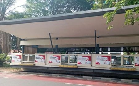 Stiker Heru Budi Soal Pemilu di Halte Transjakarta Berpolemik, Gerindra: Serba Sulit di Masa Kampanye