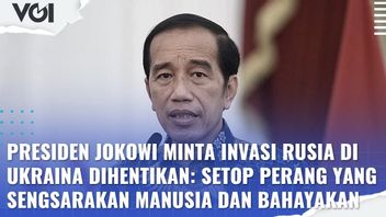 VIDEO: Tanggapi Perang Rusia-Ukraina, Jokowi: Stop The War