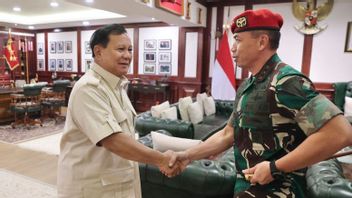Danjen Kopassus Sowan To Prabowo's Office Asks For Strengthening Units