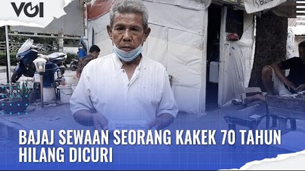 VIDEO: Bajaj Sewaan Seorang Kakek 70 Tahun Hilang Dicuri