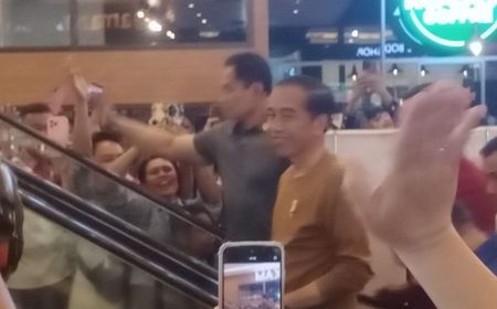 Presiden Jokowi Sapa Warga di Pusat Perbelanjaan Kota Kupang