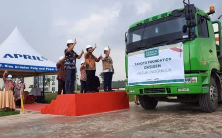 Gubernur Riau Lepas Pengiriman 500 ton Oksigen ke Pulau Jawa dan Bali