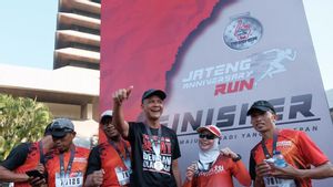 Jateng Anniversary Run, Ganjar: Semangat Olahraganya bagus, Bangsanya Sehat