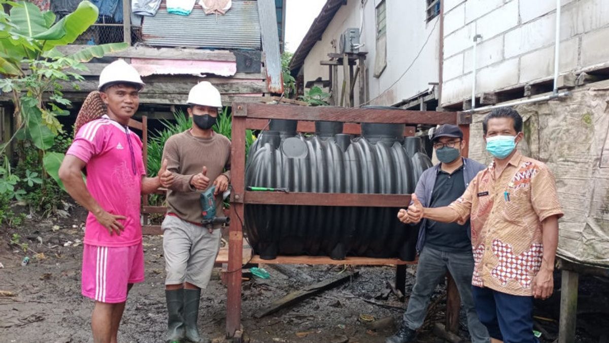 Le Ministère De La PUPR Aide 200 Fosses Septiques à Jenebora Penajam Paser Utara Kaltim