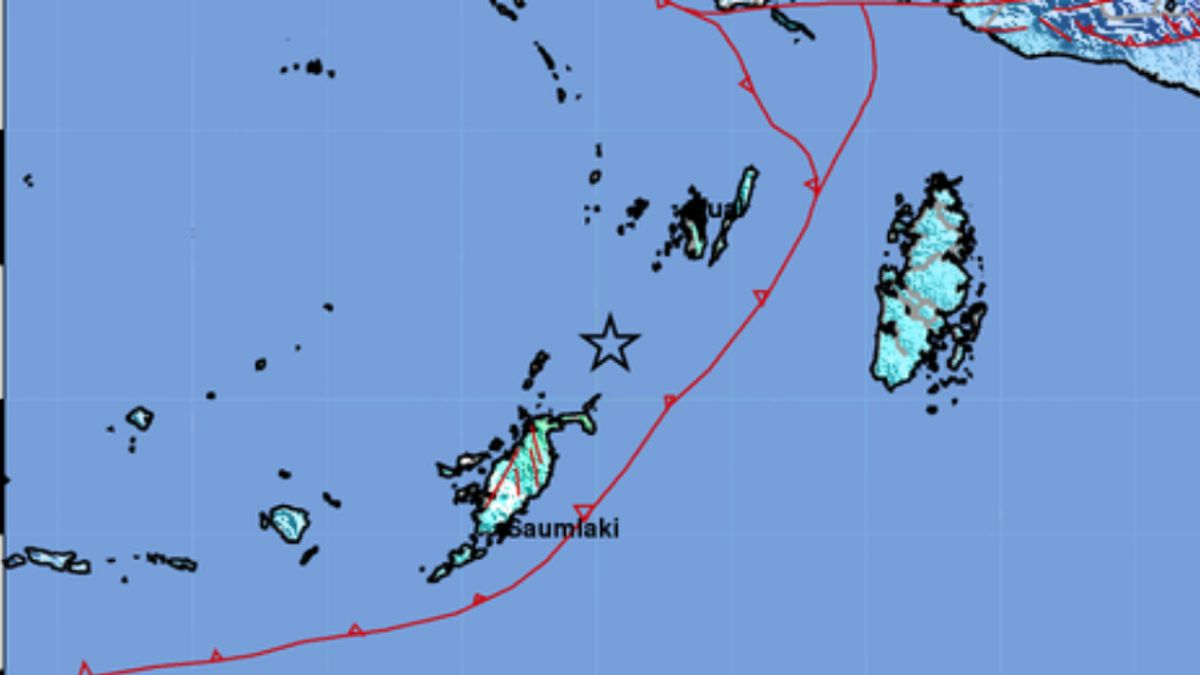 زلزال جنوب شرق مالوكو بقوة 6.6 درجة
