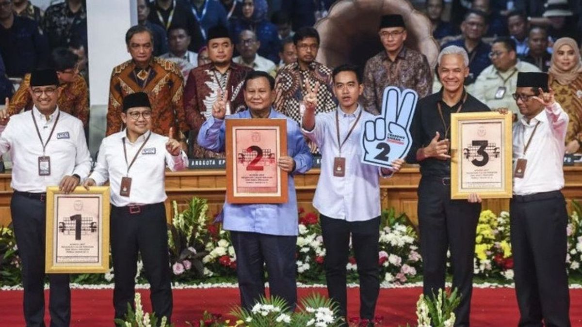 KPU Real Count Update Today 8/: Prabowo-Gibran 58.84 Percent, Anies-Imin 24.46 Percent, Ganjar-Mahfud 16.7 Percent