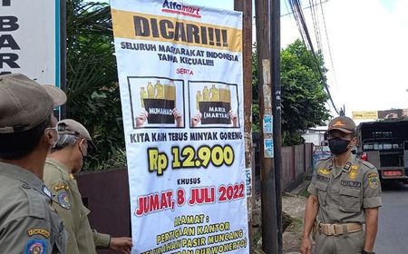 Dianggap Meresahkan Warga Purwokerto, Baner Diskon Minyak Goreng untuk Pelanggan Toko Aifa Mart Bernama Muhammad dan Maria Diturunkan