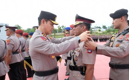 Kapolda Kaltara Pimpin Sertijab Pejabat Utama dan Kapolres