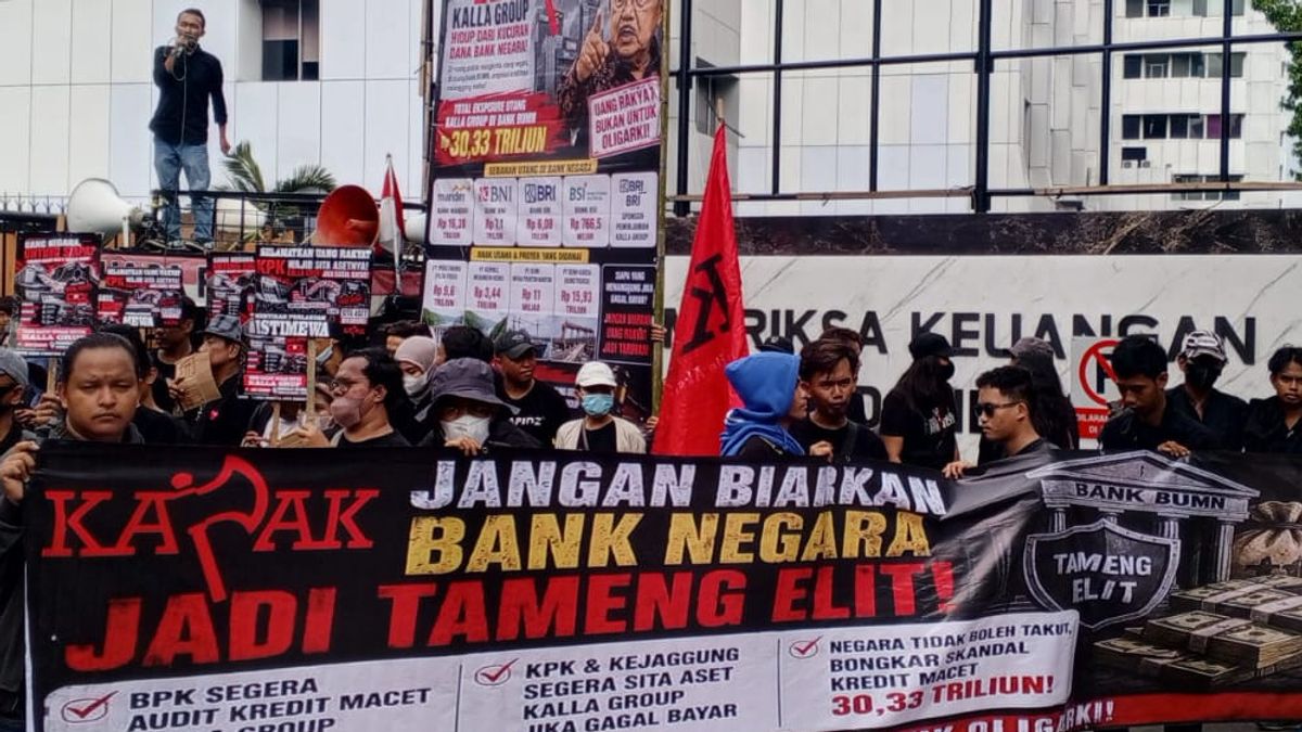Kalla Group's Rp30 Trillion Credit Questioned, Youth Against Corruption Demanded BPK Audit