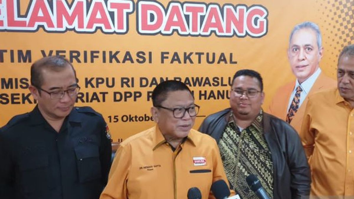 OSO Targets Hanura Rebut 4 Percent Of National Voice In The 2024 Election And Releases Its Cadres To The Indonesian House Of Representatives