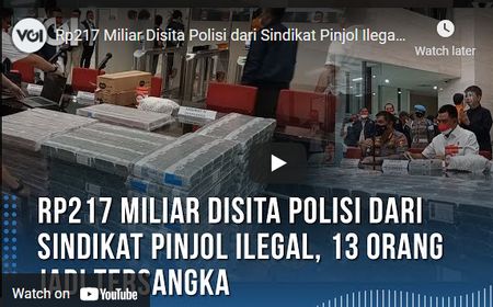 Video: Rp217 Miliar Disita Polisi dari Sindikat Pinjol Ilegal, 13 Orang Jadi Tersangka