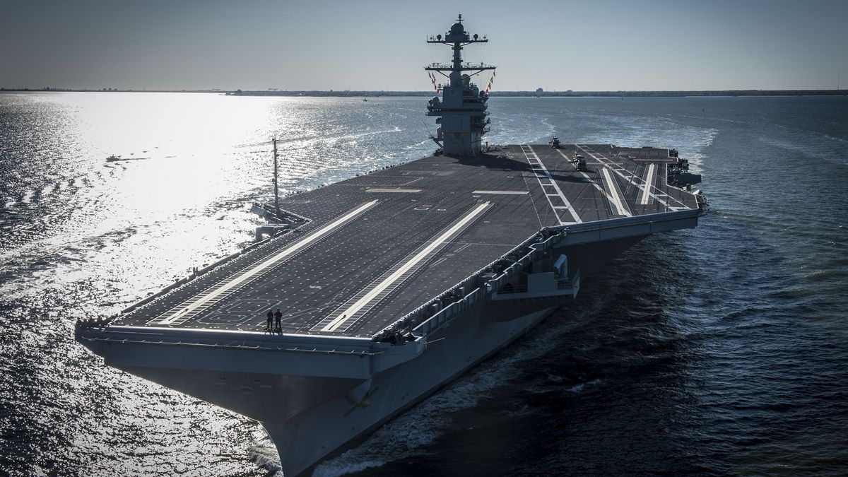 AS Bersiap Kirim Kapal Induk USS Gerald R. Ford ke Timur Tengah