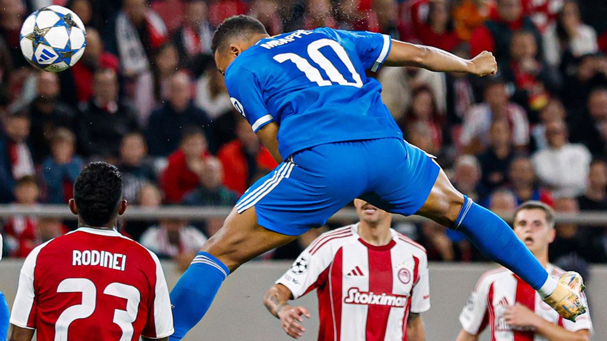 Real Madrid Kalahkan Olympiakos 4-3, Kylian Mbappe Borong Semua Gol