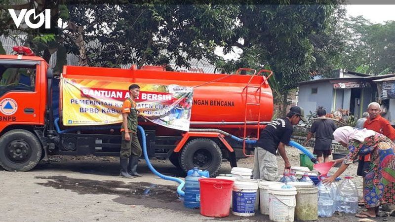 Dilanda Kekeringan, BNPB Catat 4.360 Warga Jateng Kesulitan Air Bersih